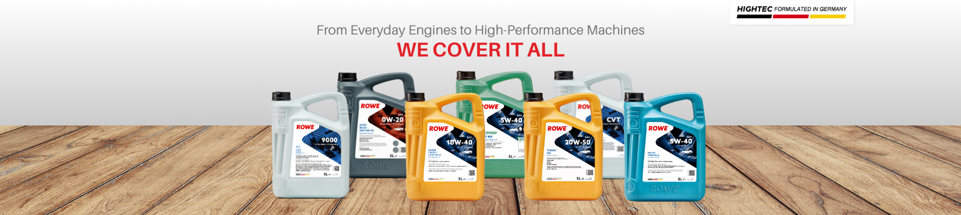 ROWE Motor Oil product and supply highlight