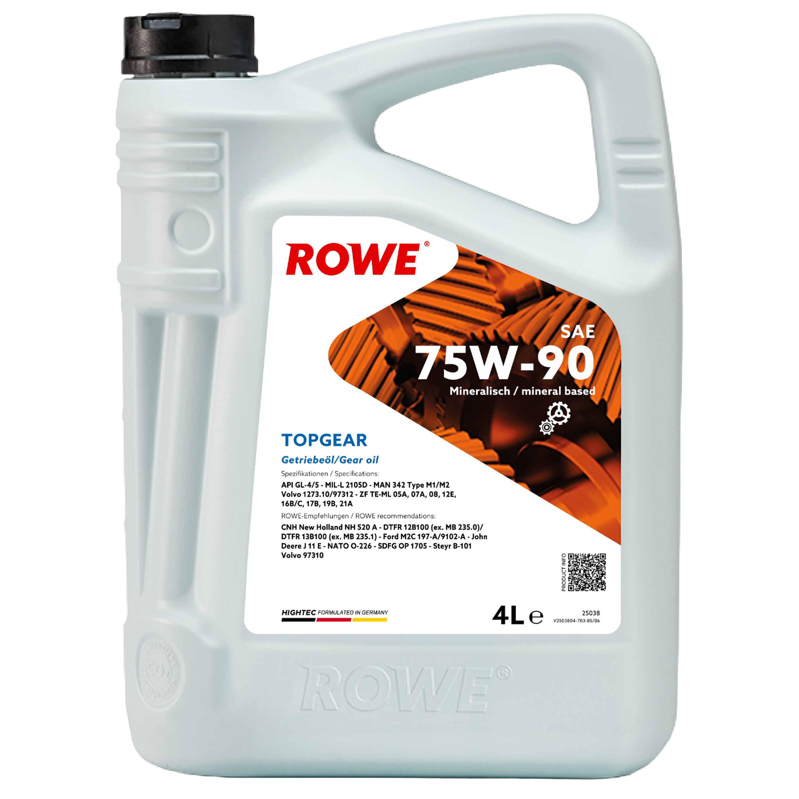 HIGHTEC TOPGEAR SAE 75W-90 image 1 4L
