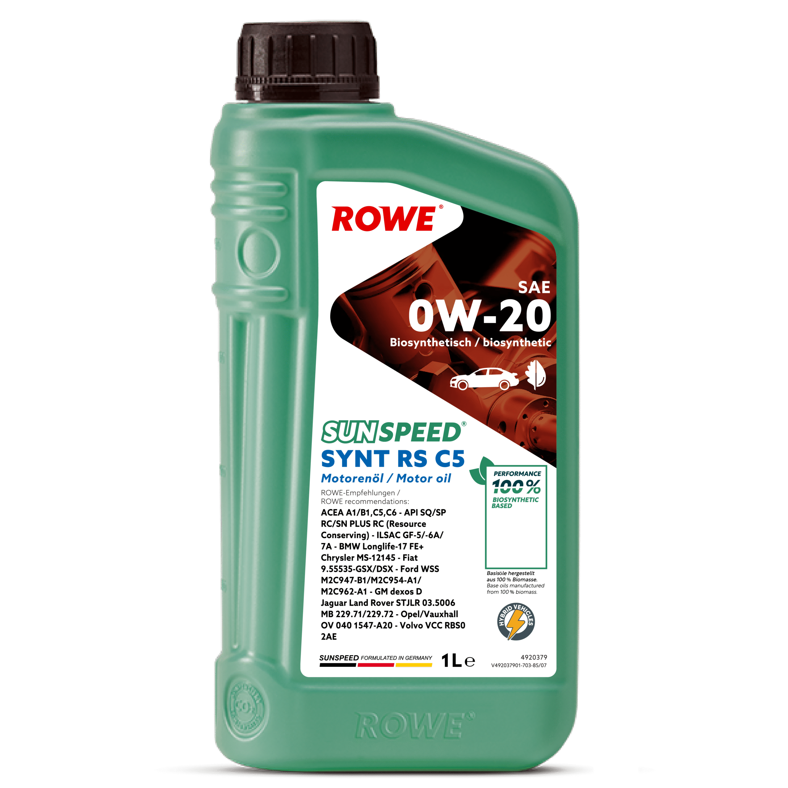 SUNSPEED SYNT RS C5 SAE 0W-20
