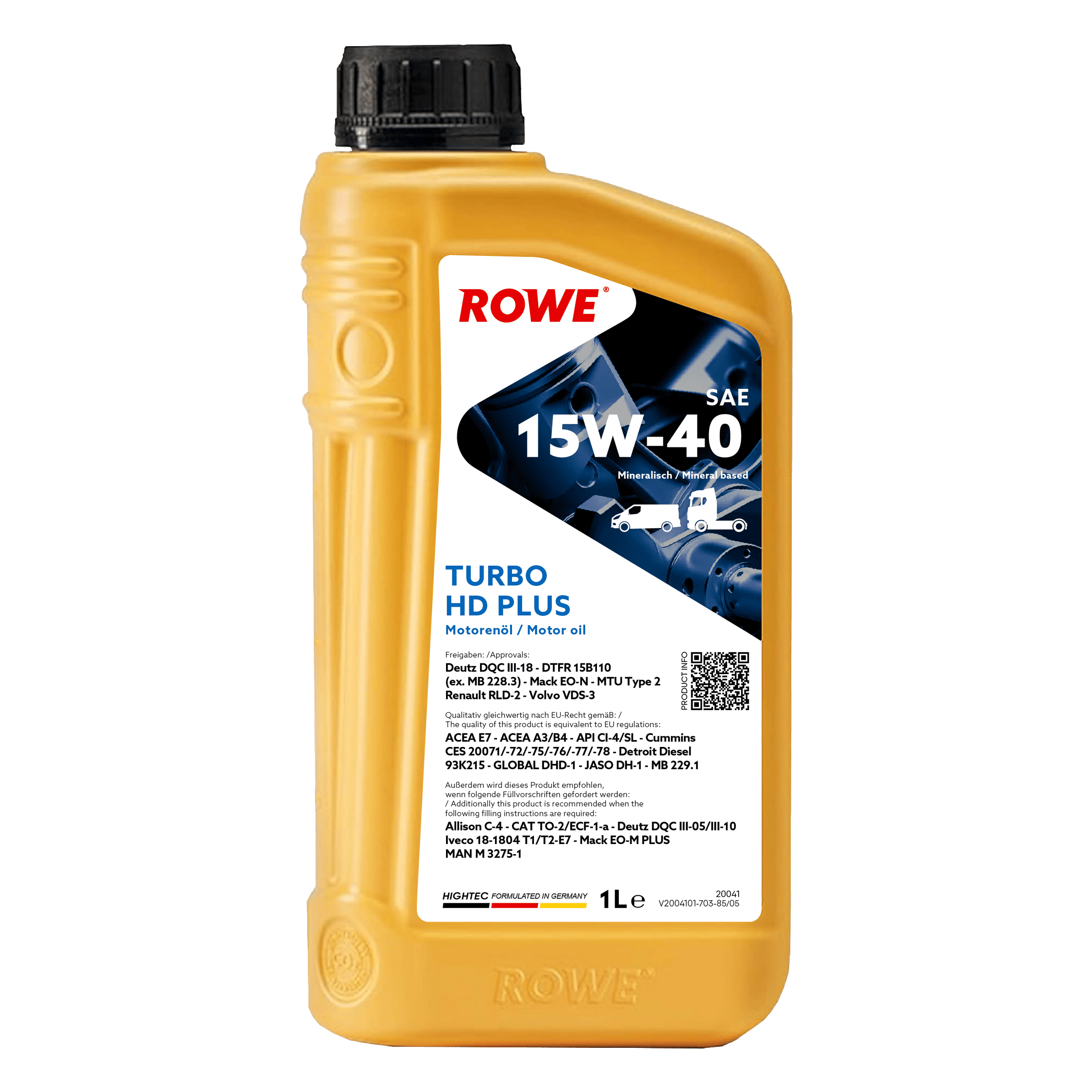 HIGHTEC TURBO HD SAE 15W-40 PLUS