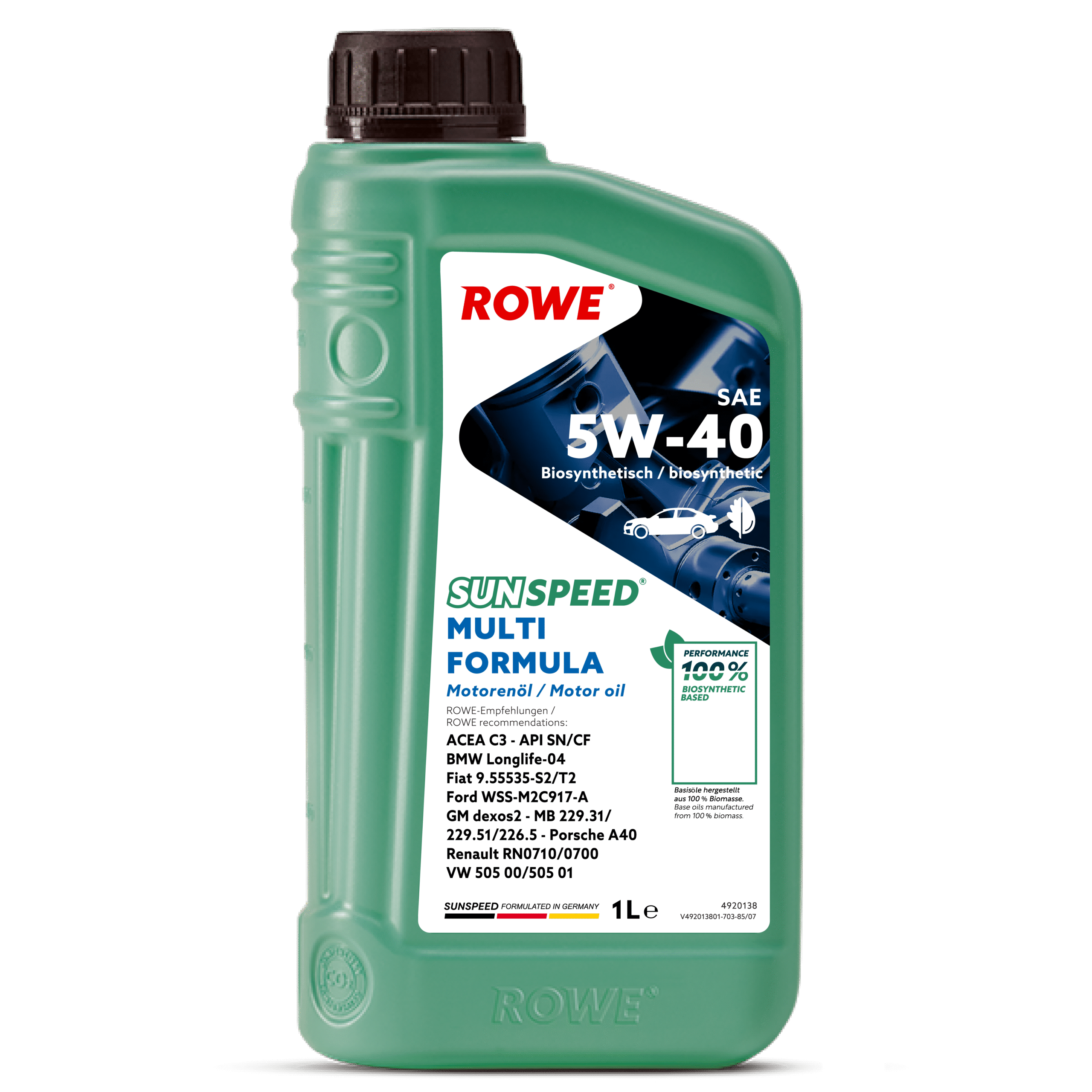 SUNSPEED MULTI FORMULA SAE 5W-40 image 1 1L