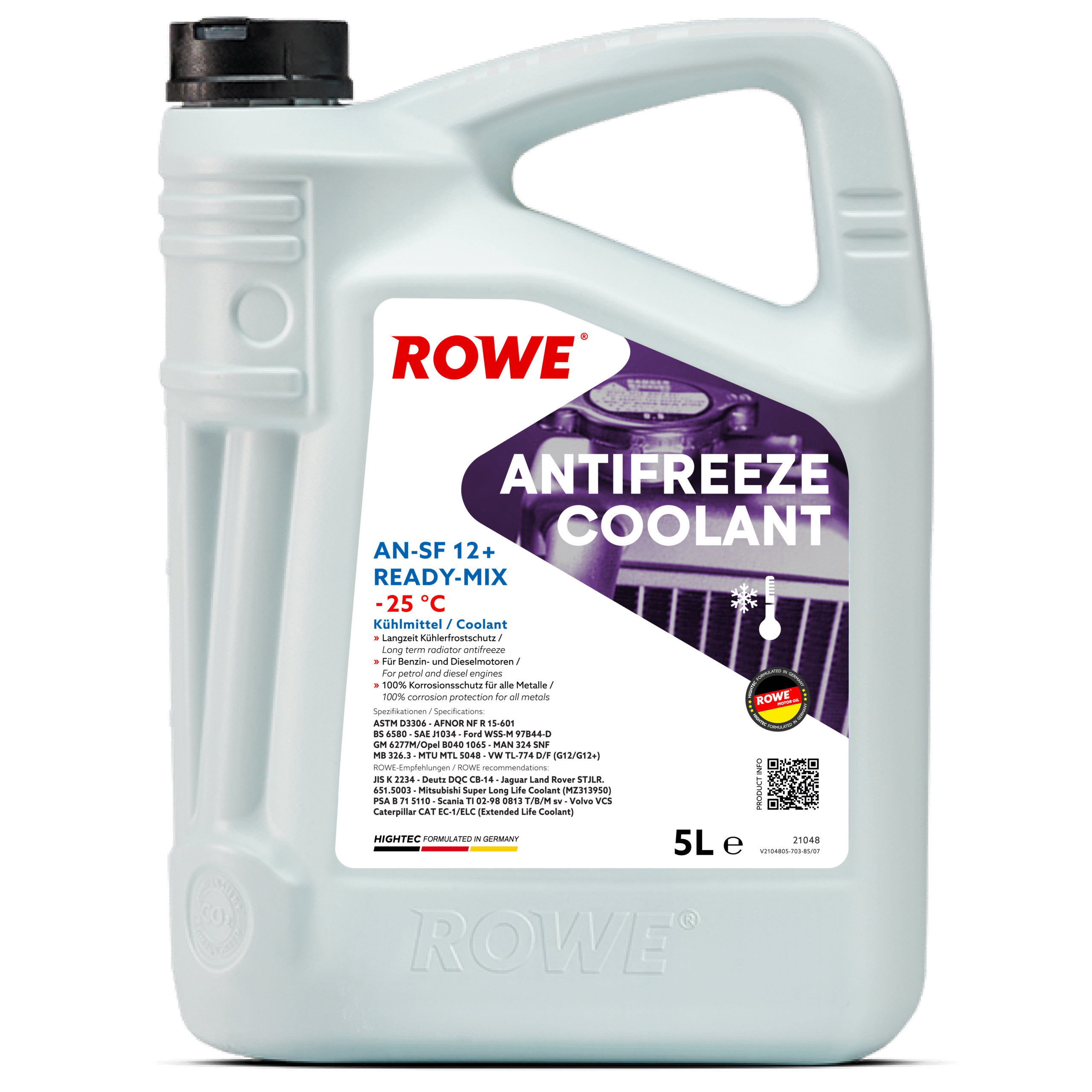 HIGHTEC ANTIFREEZE COOLANT AN-SF 12+ READY-MIX -25 °C
