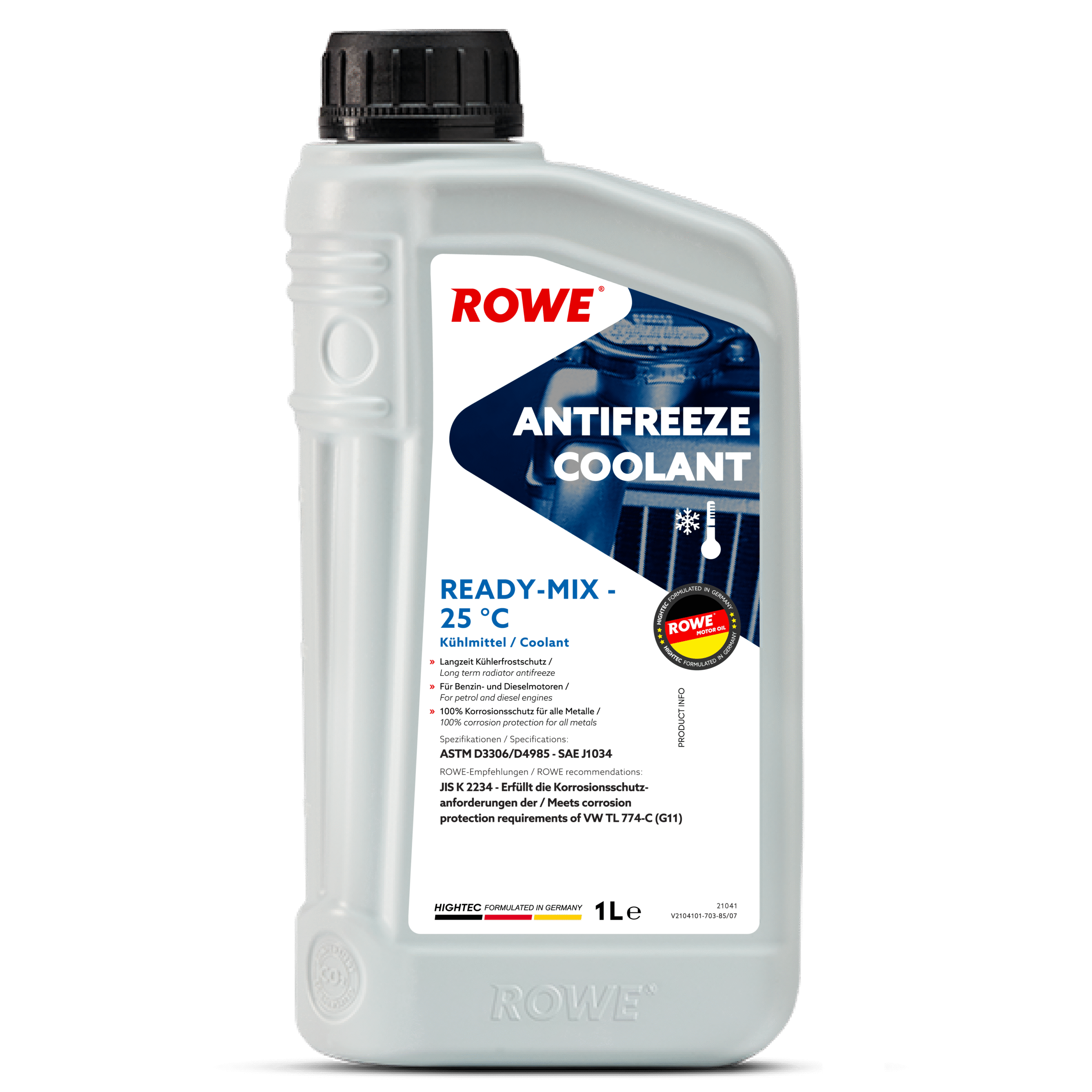 HIGHTEC ANTIFREEZE COOLANT READY-MIX -25 °C