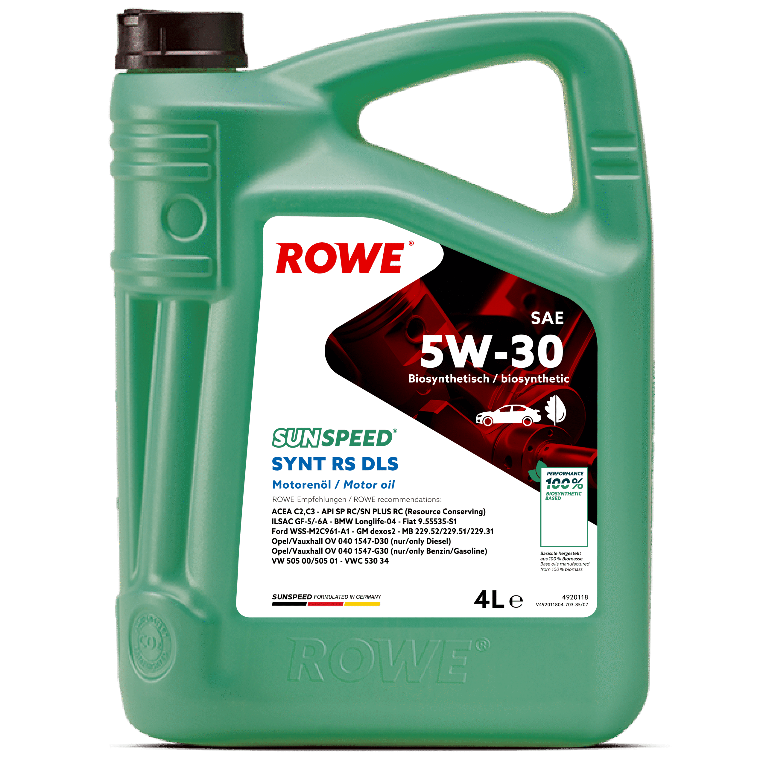 SUNSPEED SYNT RS DLS SAE 5W-30