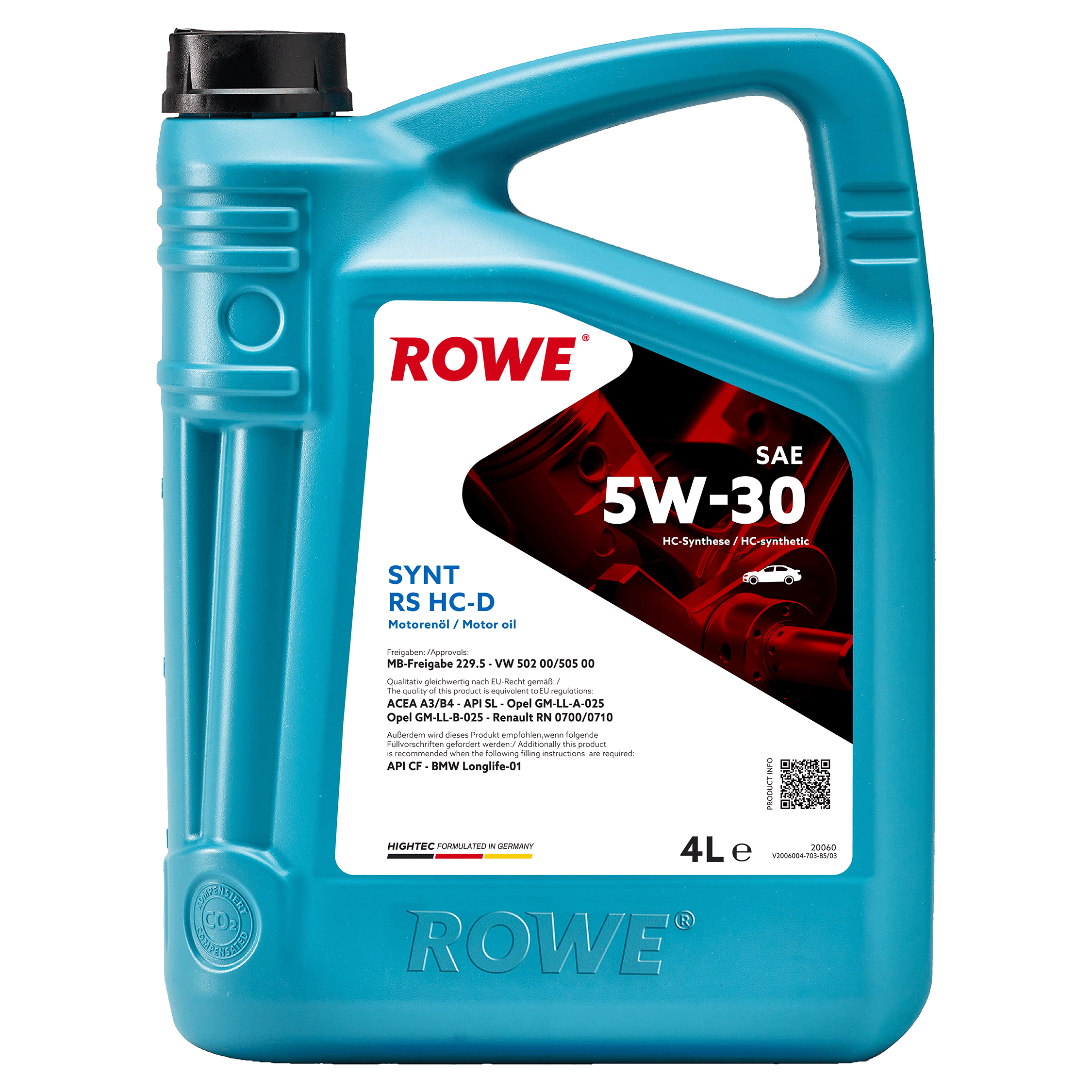 HIGHTEC SYNT RS HC-D SAE 5W-30 image 2 4L