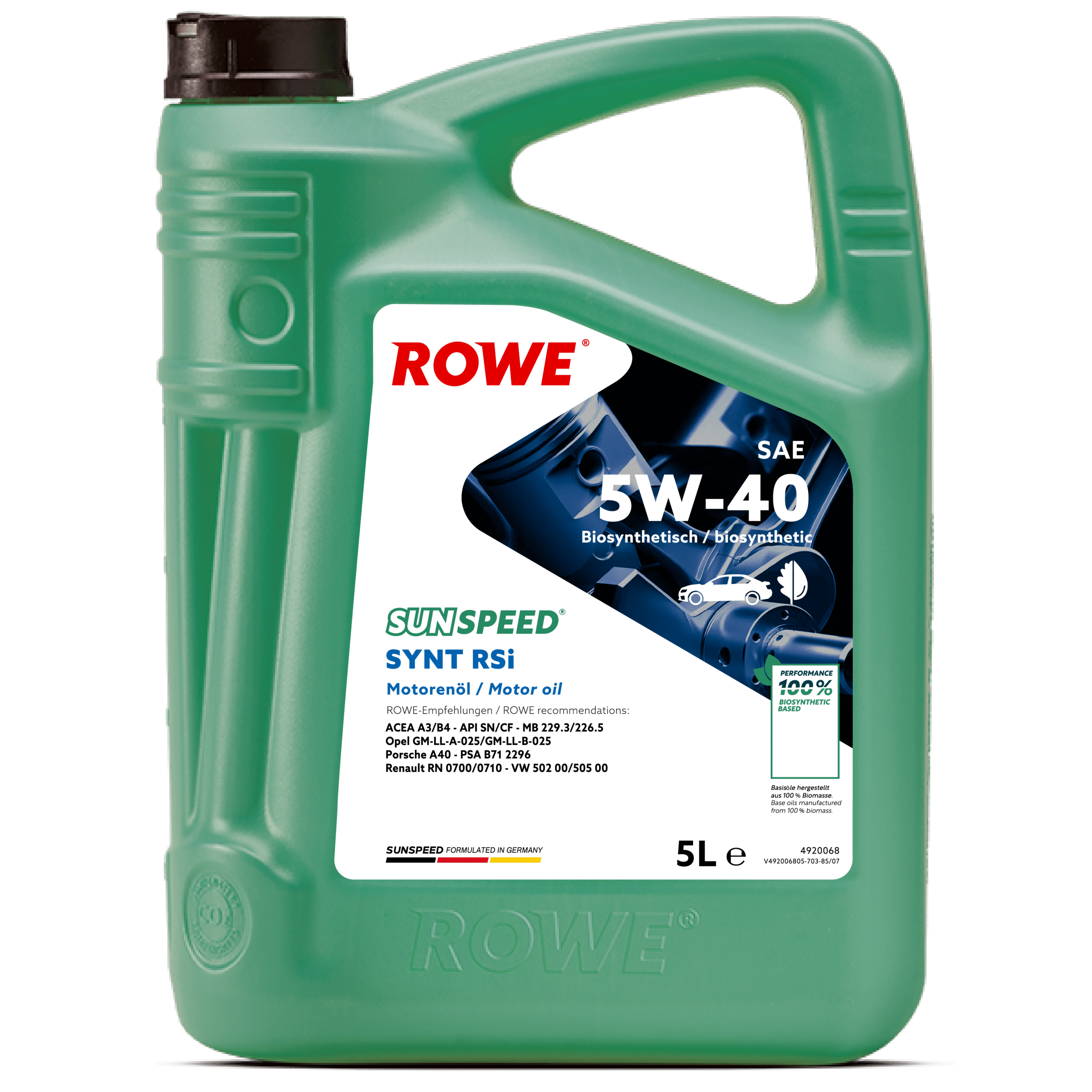 SUNSPEED SYNT RSi SAE 5W-40