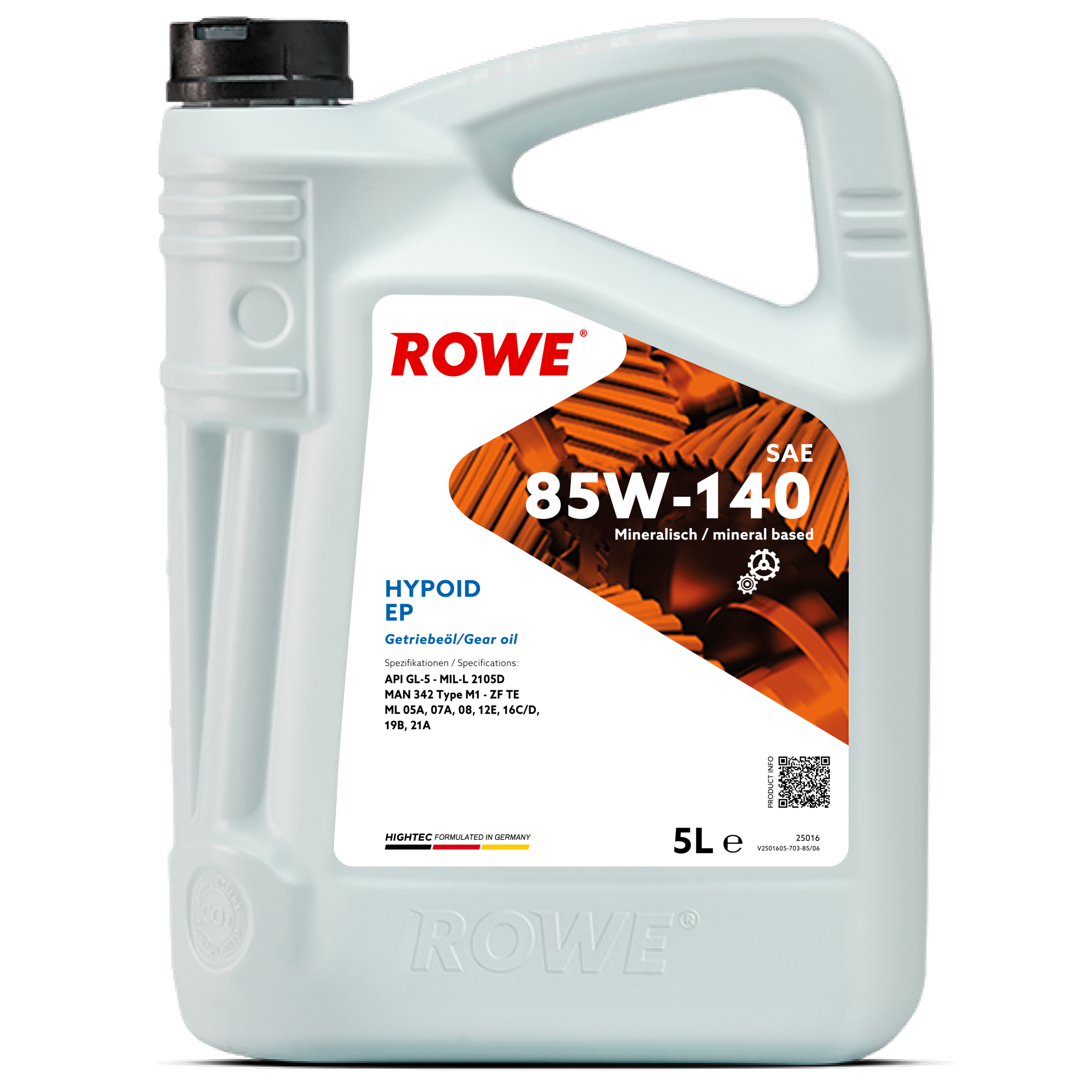 HIGHTEC HYPOID EP SAE 85W-140 image 3 5L