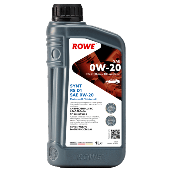 HIGHTEC SYNT RS D1 SAE 0W-20