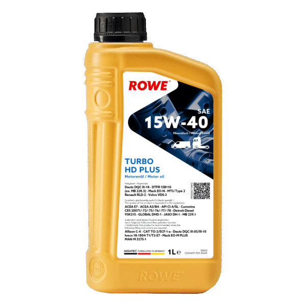 HIGHTEC TURBO HD SAE 15W-40 PLUS