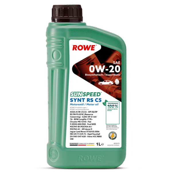 SUNSPEED SYNT RS C5 SAE 0W-20